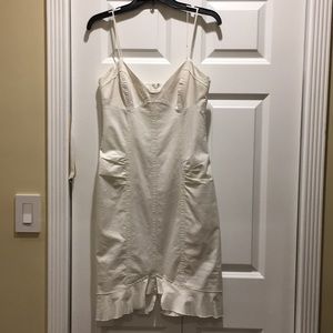 Nicole Miller Collection pearl white dress